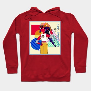 Yuri Marzipan and Oni - Cool Gal (Original w/ streaks) Hoodie